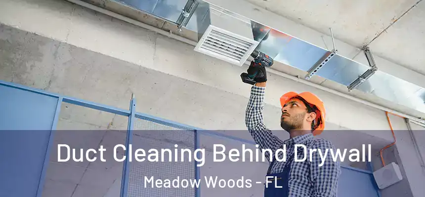 Duct Cleaning Behind Drywall Meadow Woods - FL